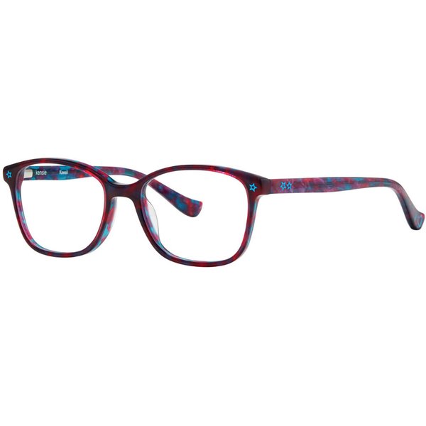 Kensie Kawaii Kids Blue Razz Tortoise Kids' Eyeglasses Tortoiseshell Size 47 - Blue Light Block Available