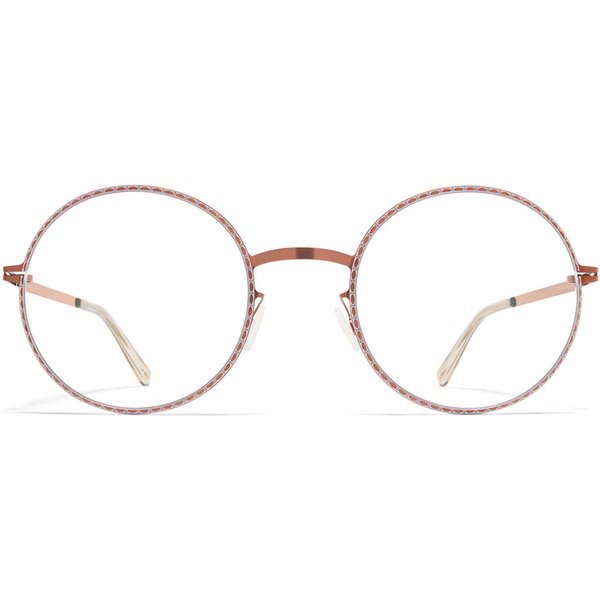 Mykita Lale 370 Women’s Eyeglasses Rose-Gold Size 50 - Blue Light Block Available