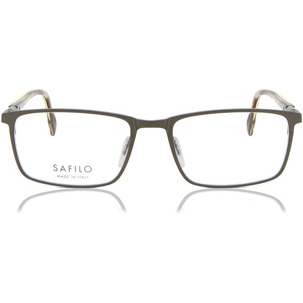 Safilo BUSSOLA 05 VZH Men's Eyeglasses Brown Size 54 - Blue Light Block Available
