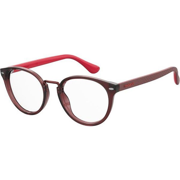 Havaianas PRAINHA/V LHF Women’s Eyeglasses Burgundy Size 49 - Blue Light Block Available