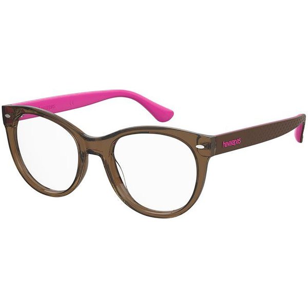 Havaianas CAMBORIU/V AGJ Women’s Eyeglasses Brown Size 51 - Blue Light Block Available