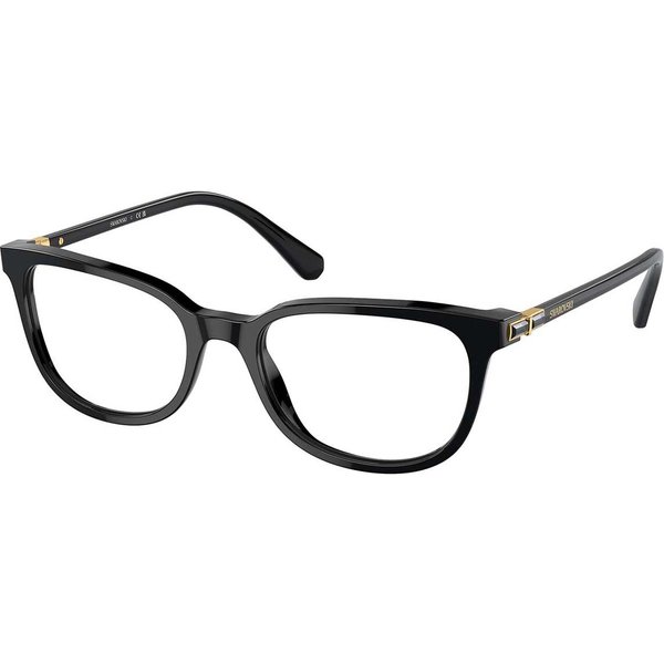 Swarovski SK2003F アジアフィット 1001 サングラス - 女性用 - 黒
