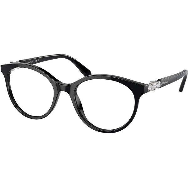 Swarovski SK2019F アジアフィット 1001 サングラス - 女性用 - 黒