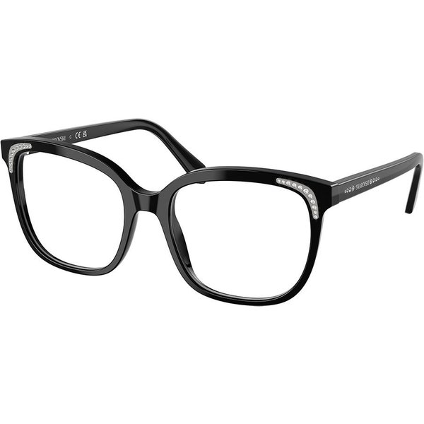 Swarovski SK2033F アジアフィット 1001 サングラス - 女性用 - 黒