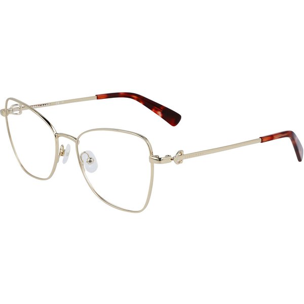 Longchamp LO2157 714 Women’s Eyeglasses Gold Size 52 - Blue Light Block Available