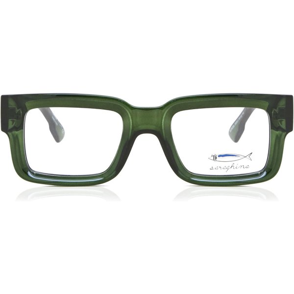 Saraghina BURDÉL 553LV Men's Eyeglasses Green Size 50 - Blue Light Block Available