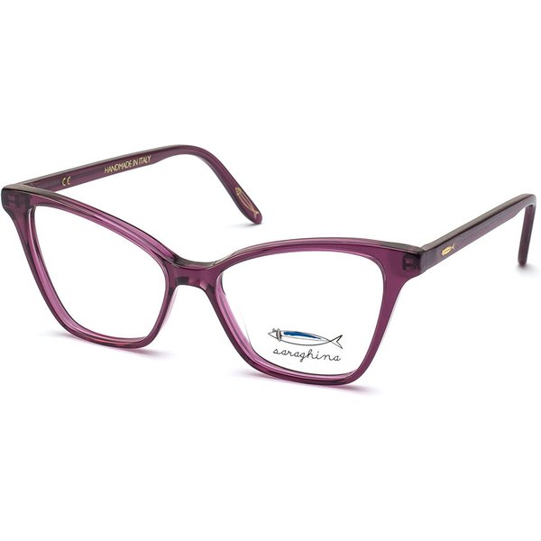 Saraghina ARISA 463V Women’s Eyeglasses Purple Size 52 - Blue Light Block Available