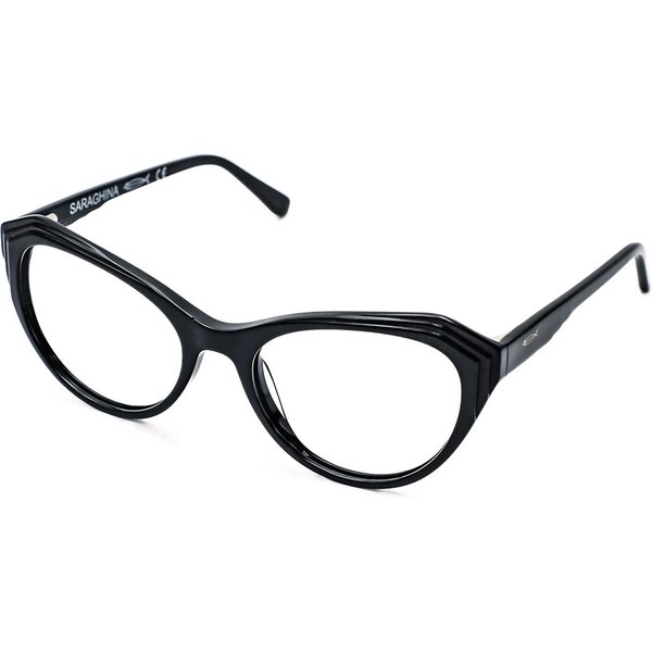Saraghina GRAZIELLA 115LV Women’s Eyeglasses Black Size 54 - Blue Light Block Available