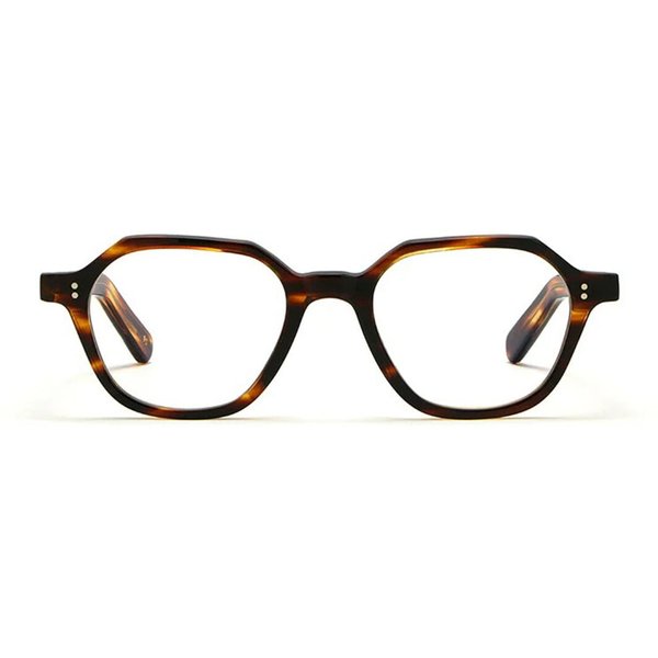 L.G.R Johannesburg 6263 Men's Eyeglasses Tortoiseshell Size 51 - Blue Light Block Available