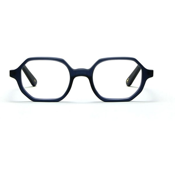 L.G.R Zanzibar 5696 Men's Eyeglasses Blue Size 46 - Blue Light Block Available