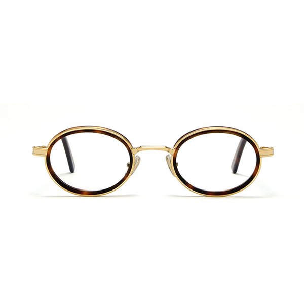L.G.R Karnak 6821 Men's Eyeglasses Gold Size 45 - Blue Light Block Available