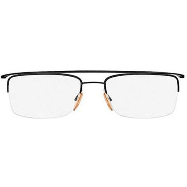 Tom Ford FT5077 0BR Men's Eyeglasses Black Size 54 - Blue Light Block Available