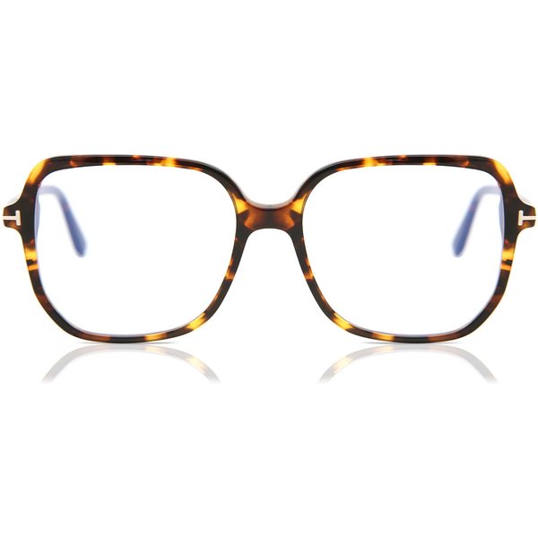 Tom Ford FT5578-B 052 Blue-Light Block Women’s Eyeglasses Tortoiseshell Size 54 - Blue Light Block Available