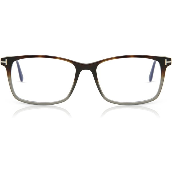 Tom Ford FT5584-B 056 Blue-Light Block Men's Eyeglasses Tortoiseshell Size 54 - Blue Light Block Available