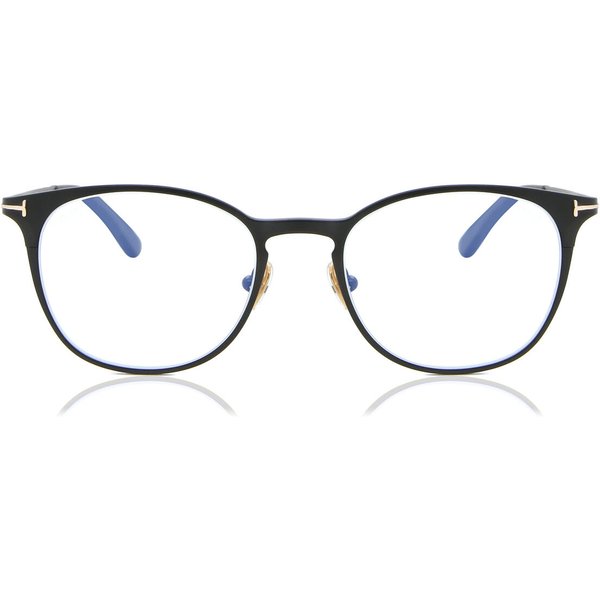 Tom Ford FT5732-B 002 Blue-Light Block Men's Eyeglasses Black Size 52 - Blue Light Block Available