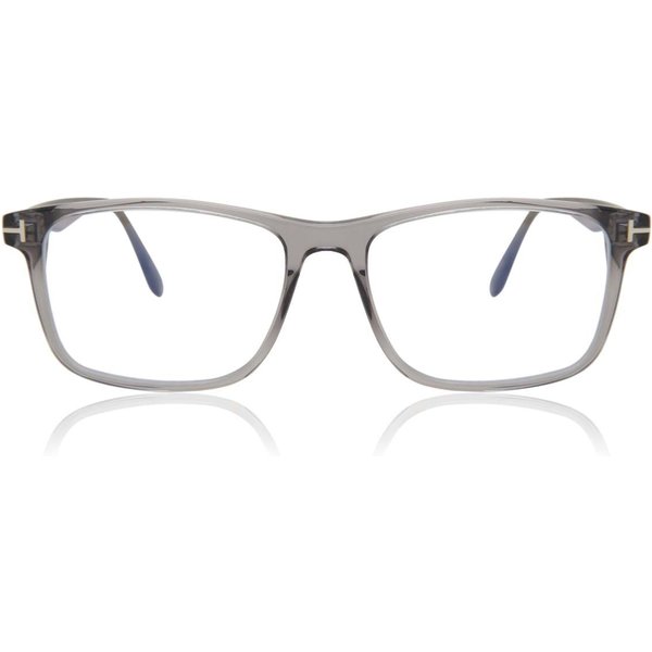 Tom Ford FT5752-B 020 Blue-Light Block Men's Eyeglasses Clear Size 53 - Blue Light Block Available