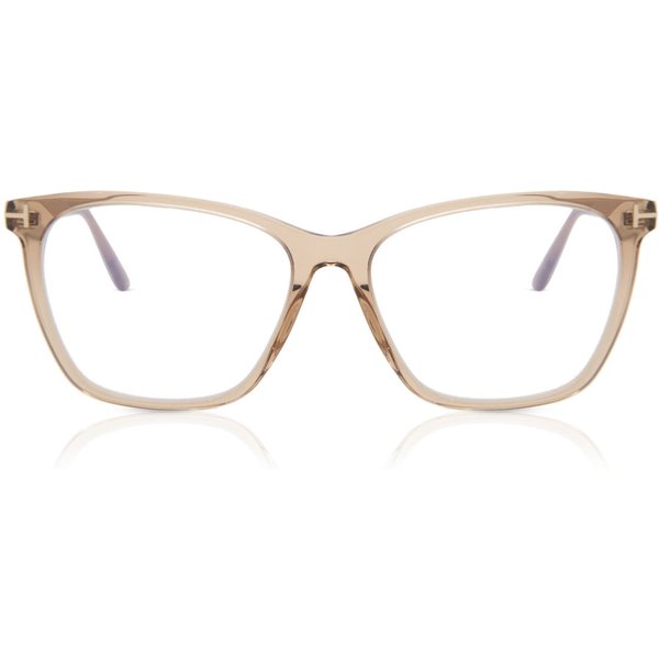 トム フォード トム フォード Tom Ford FT5762-B 045 青-Light Block サングラス - 女性用 - 茶色