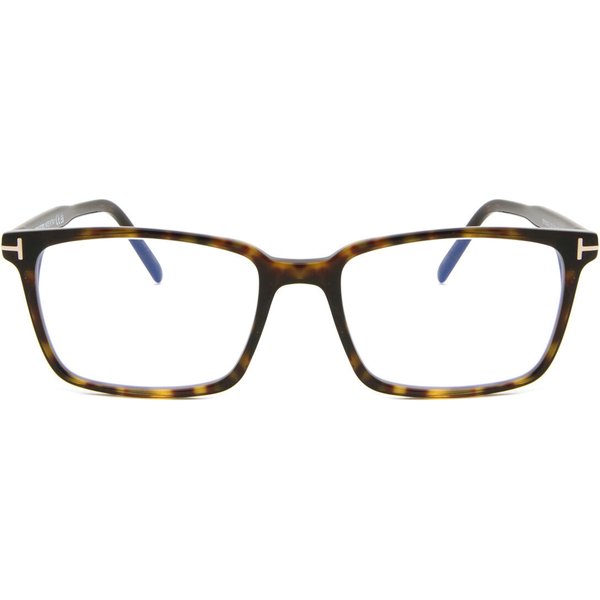 Tom Ford FT5802-B 052 Blue-Light Block Men's Eyeglasses Tortoiseshell Size 55 - Blue Light Block Available