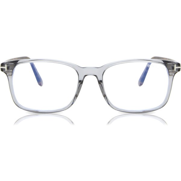 Tom Ford FT5831-B 020 Blue-Light Block Men's Eyeglasses Clear Size 53 - Blue Light Block Available
