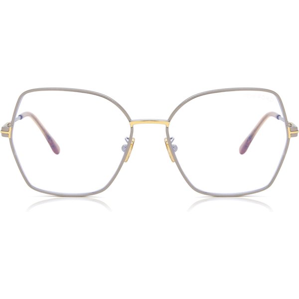 トム フォード トム フォード Tom Ford FT5876-B 014 青-Light Block サングラス - 女性用 - Silver