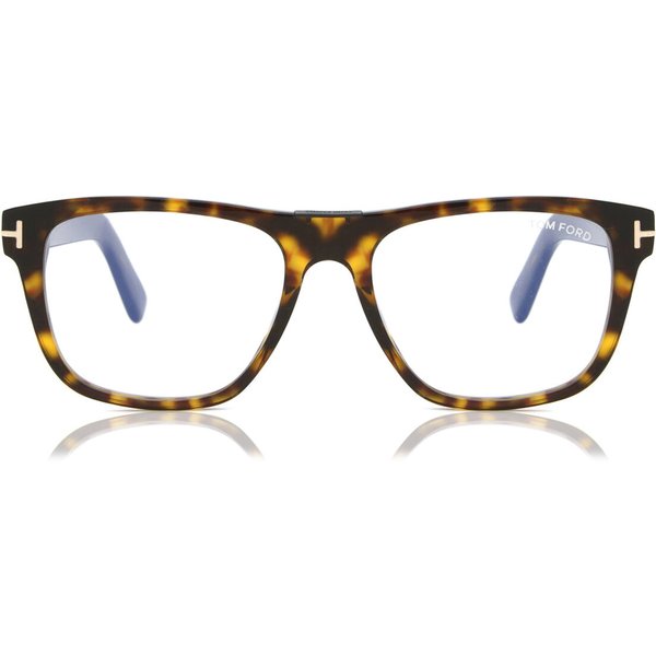 Tom Ford FT5902-B 052 Blue-Light Block Men's Eyeglasses Tortoiseshell Size 54 - Blue Light Block Available