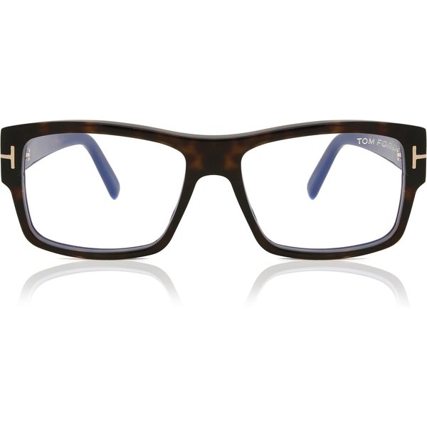 Tom Ford FT5941-B 052 Blue-Light Block Men's Eyeglasses Tortoiseshell Size 55 - Blue Light Block Available