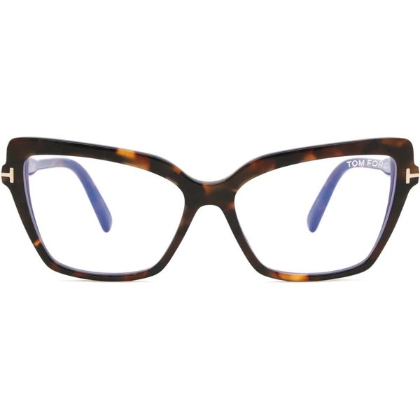 トム フォード トム フォード Tom Ford FT5948-B 052 青-Light Block サングラス - 女性用 - べっ甲shell