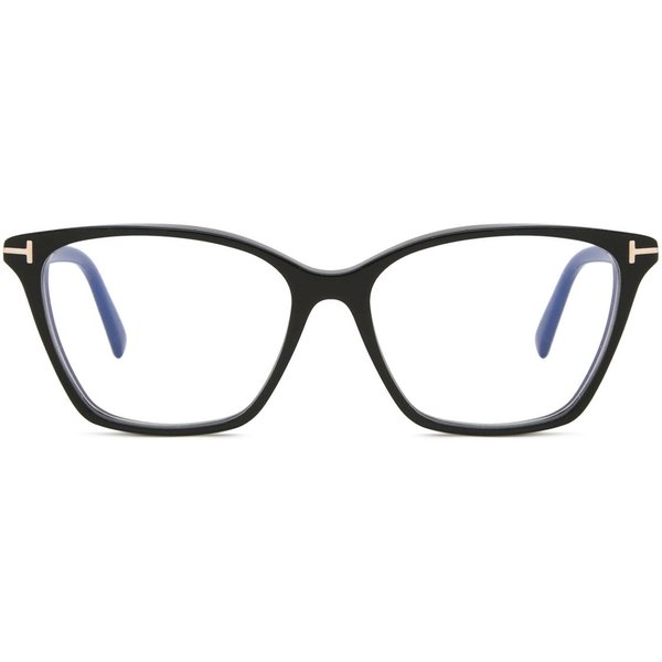 Tom Ford FT5949-B 001 Blue-Light Block Women’s Eyeglasses Black Size 56 - Blue Light Block Available