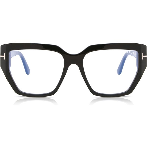 Tom Ford FT5951-B 001 Blue-Light Block Women’s Eyeglasses Black Size 54 - Blue Light Block Available