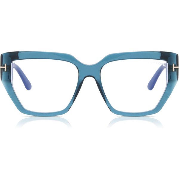 トム フォード トム フォード Tom Ford FT5951-B 092 青-Light Block サングラス - 女性用 - 青