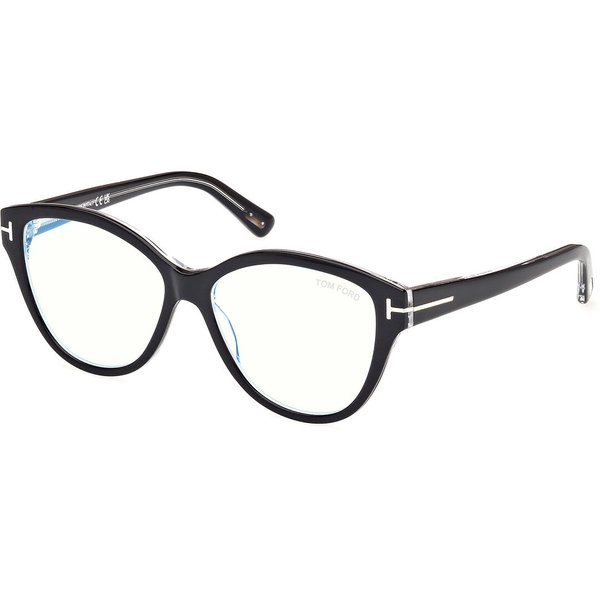 トム フォード トム フォード Tom Ford FT5954-B 003 青-Light Block サングラス - 女性用 - 黒