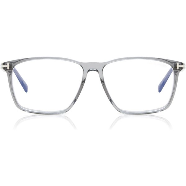 Tom Ford FT5959-B 020 Blue-Light Block Men's Eyeglasses Clear Size 56 - Blue Light Block Available