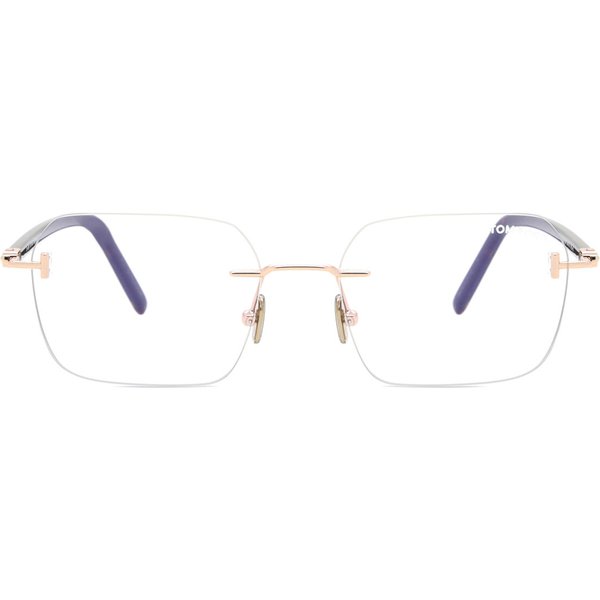 トム フォード トム フォード Tom Ford FT5934-B 028 青-Light Block サングラス - 男性用 - 金色