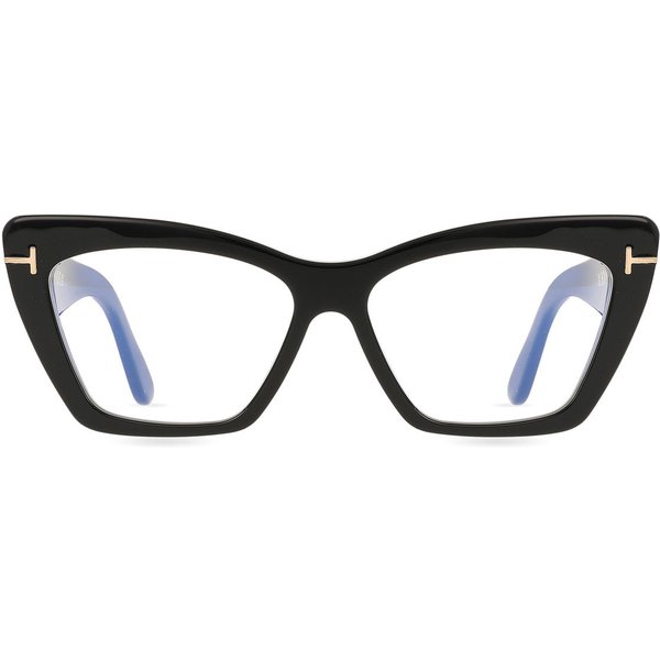 Tom Ford FT6026-B 001 Blue-Light Block Women’s Eyeglasses Size 56 - Blue Light Block Available