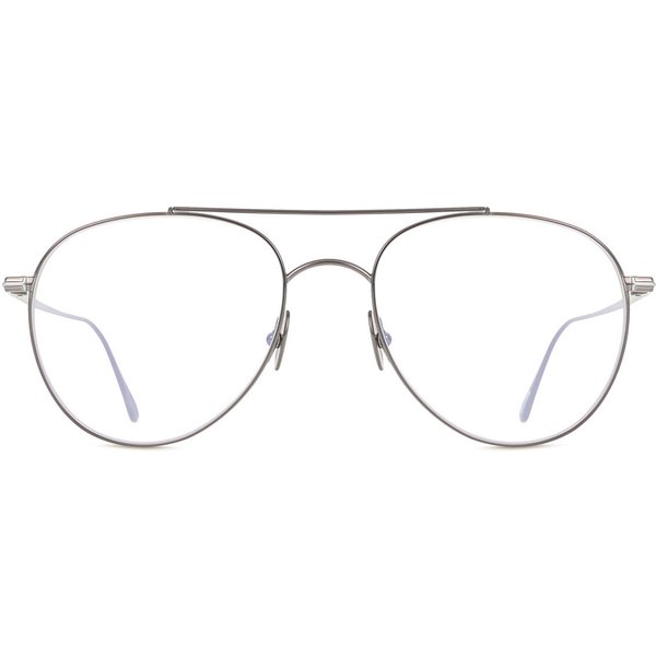 Tom Ford FT6040-B 008 Blue-Light Block Men's Eyeglasses Gunmetal Size 53 - Blue Light Block Available