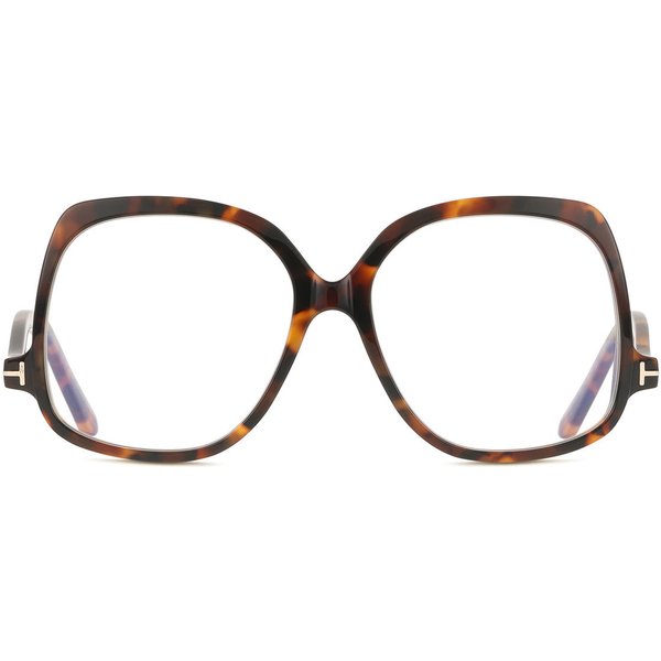Tom Ford FT5968-B 052 Blue-Light Block Women’s Eyeglasses Tortoiseshell Size 54 - Blue Light Block Available