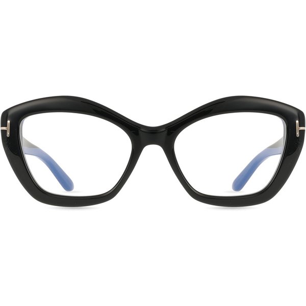 Tom Ford FT6044-B 001 Blue-Light Block Women’s Eyeglasses Black Size 54 - Blue Light Block Available