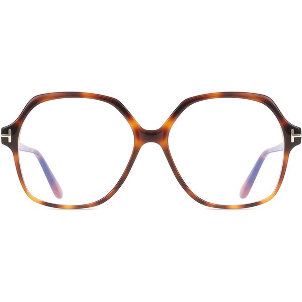 Tom Ford FT6062-B 053 Blue-Light Block Women’s Eyeglasses Tortoiseshell Size 57 - Blue Light Block Available