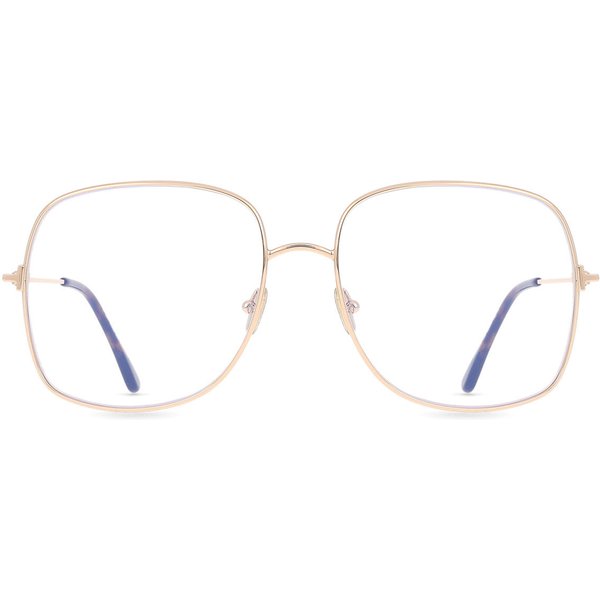 Tom Ford FT6048-B 028 Blue-Light Block Women’s Eyeglasses Gold Size 59 - Blue Light Block Available