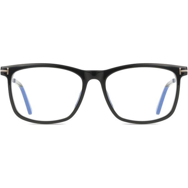 Tom Ford FT6038-B 001 Blue-Light Block Men's Eyeglasses Black Size 54 - Blue Light Block Available