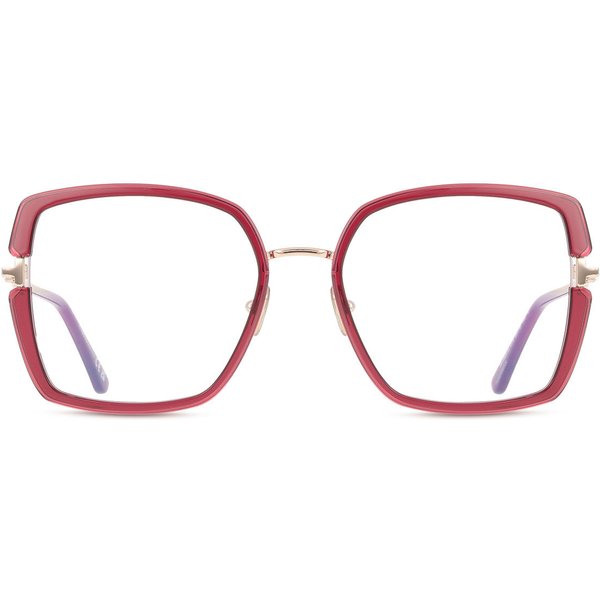 トム フォード トム フォード Tom Ford FT5985-B 075 青-Light Block サングラス - 女性用 - ピンク