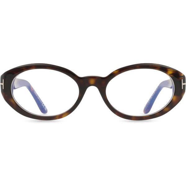 Tom Ford FT6067-B 052 Blue-Light Block Women’s Eyeglasses Tortoiseshell Size 54 - Blue Light Block Available
