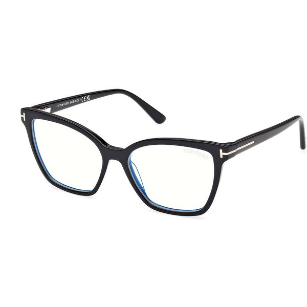 トム フォード トム フォード Tom Ford FT5641-B with Clip-On 005 青-Light Block サングラス - 女性用 - 黒