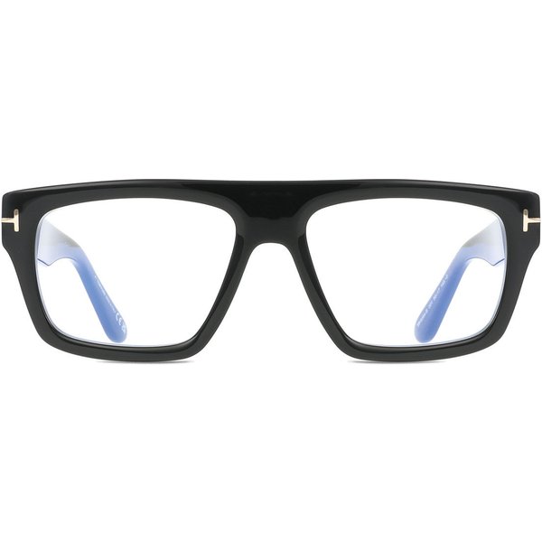 Tom Ford FT6084-B 001 Blue-Light Block Men's Eyeglasses Black Size 56 - Blue Light Block Available