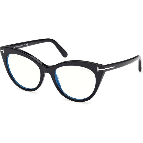 トム フォード トム フォード Tom Ford FT6091-B 001 青-Light Block サングラス - 女性用 - 黒