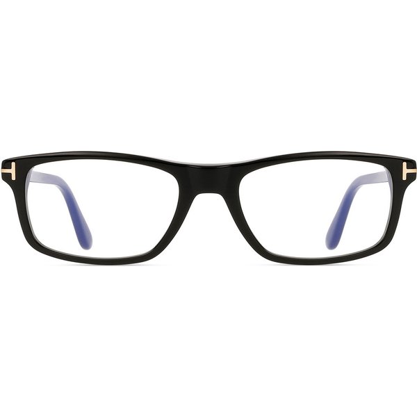 Tom Ford FT6119-B 001 Blue-Light Block Men's Eyeglasses Black Size 53 - Blue Light Block Available