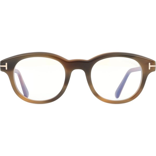 Tom Ford FT6121-B 055 Blue-Light Block Men's Eyeglasses Tortoiseshell Size 47 - Blue Light Block Available
