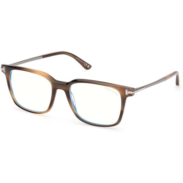 トム フォード トム フォード Tom Ford FT6124-B 055 青-Light Block サングラス - 男性用 - べっ甲shell