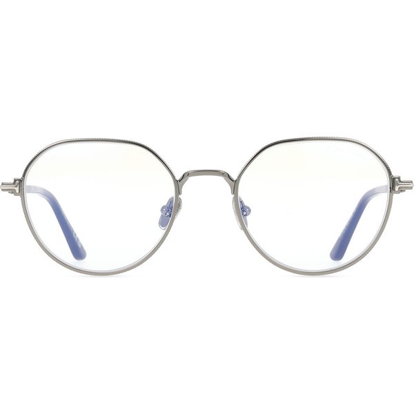 Tom Ford FT6127-B 008 Blue-Light Block Men's Eyeglasses Gunmetal Size 51 - Blue Light Block Available