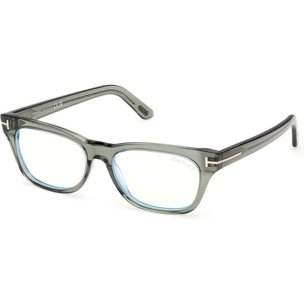 Tom Ford FT6131-B 093 Blue-Light Block Men's Eyeglasses Green Size 53 - Blue Light Block Available